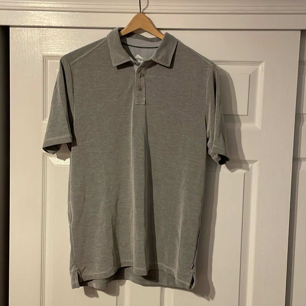 Tommy Bahama L Gray Beach Polo